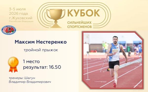 Чемпионы Кубка сильнейших спортсменов по легкой атлетике 2026