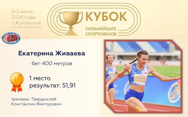 Чемпионы Кубка сильнейших спортсменов по легкой атлетике 2026