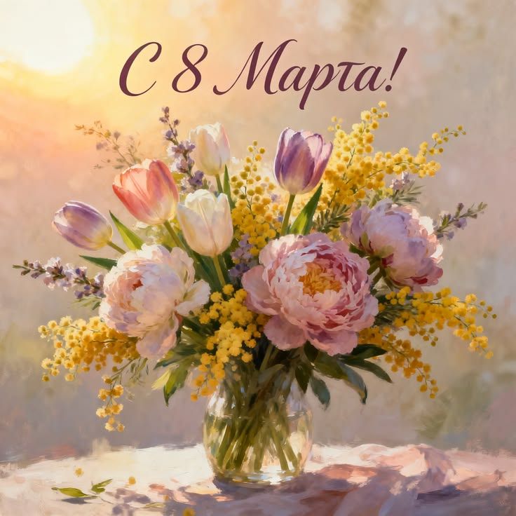 С Днем женщин — 8 марта!